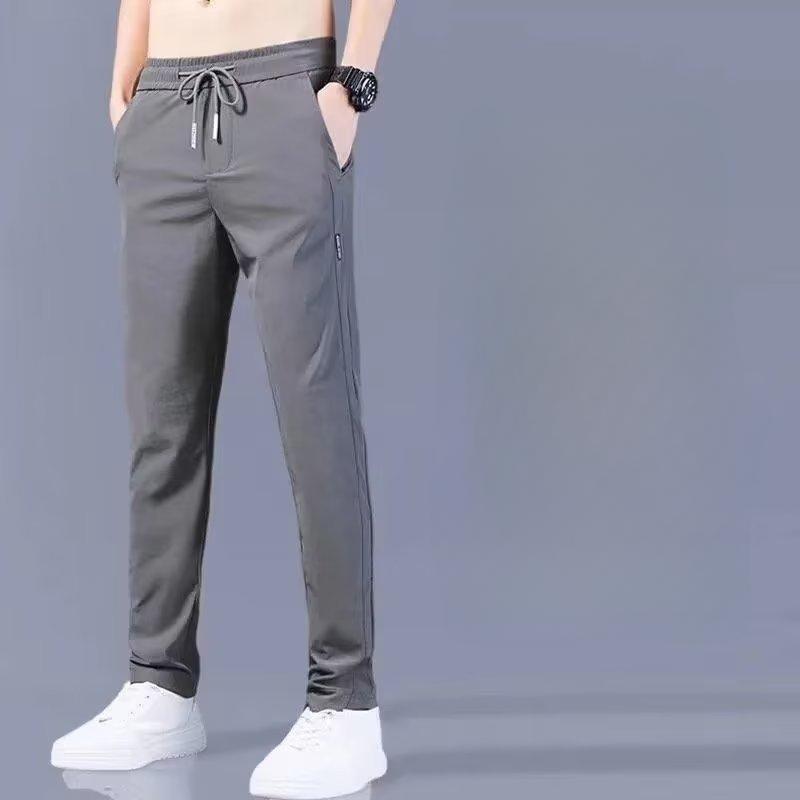 Casual Pants Men's Sports Summer Thin Trousers Versatile Loose Youth Trendy Casual Pants