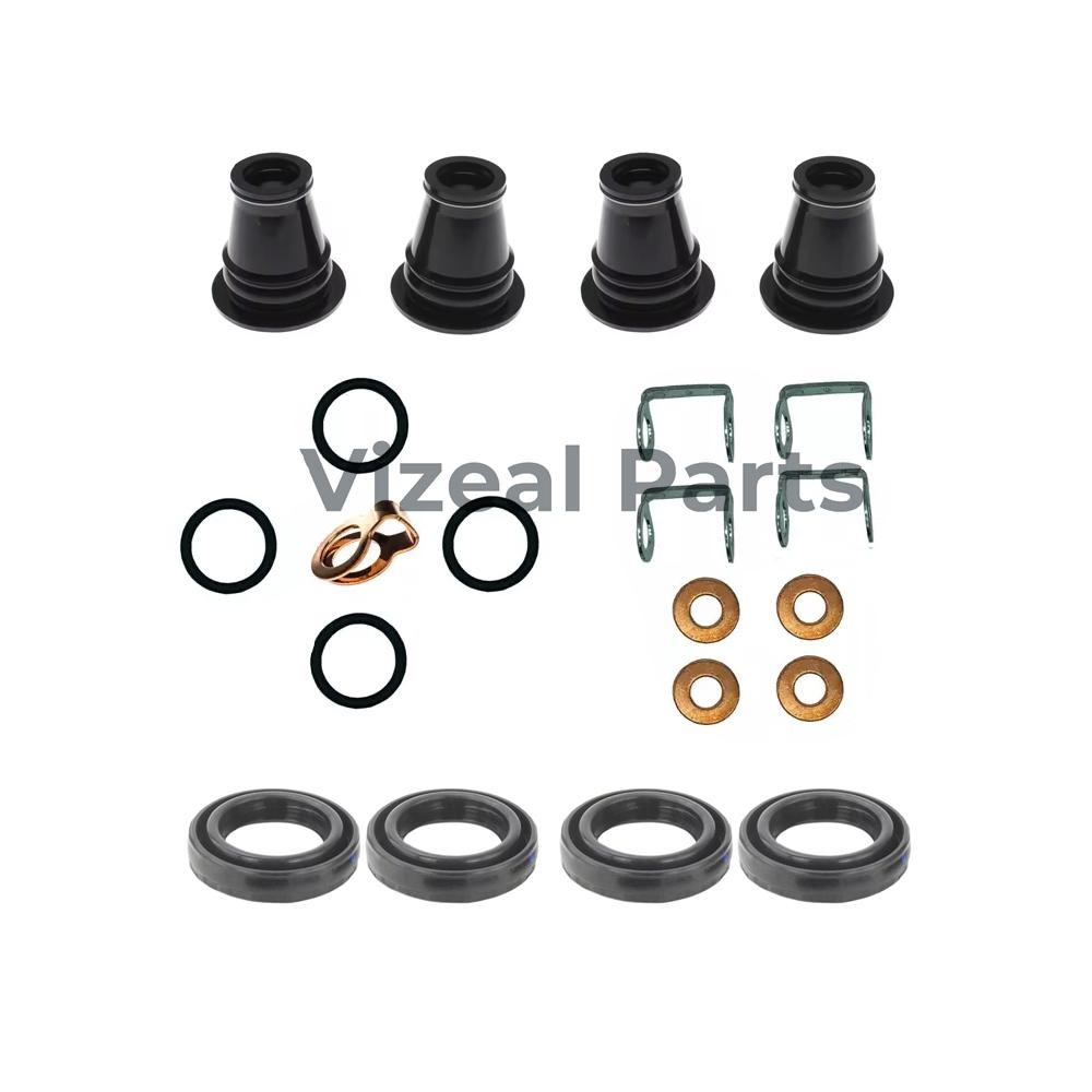 Kit Guarnizioni Coperchio Bilancieri Valvole Rondelle Iniettori YD25 Per Nissan Navara D40 Pathfinder R51 YD25 YD25DDTI