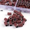 210pcs Nail Sanding Cap Bands 80''/120''/180 Sander Nail Drill Bits Remove Gel Polish Milling Cutter For Manicure Machine GL1990