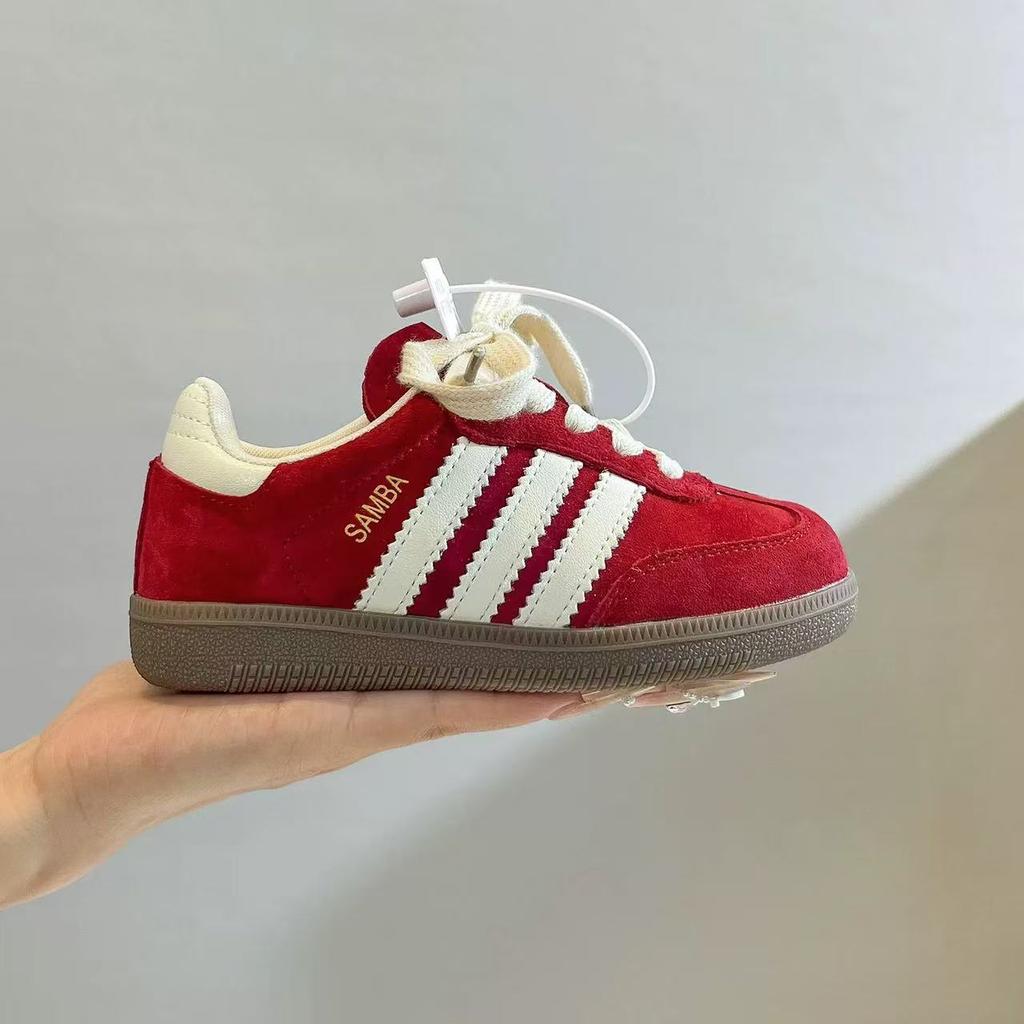 Children's moral training shoes 2025 spring and autumn new girls lightweight soft-soled sports shoes boys casual low-top board shoes