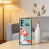 Cute Anya Forger Spy-Family Phone Case For Samsung S25,S24,S21,S22,S23,S30,Ultra,S20,Plus,Fe,Soft Silicone Black Cover