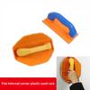 1Pcs DIY Projects Self Adhesive Flat Half Circle Sanding Pad Holder Plastic Corner Sander Handheld Tool For Woodworking