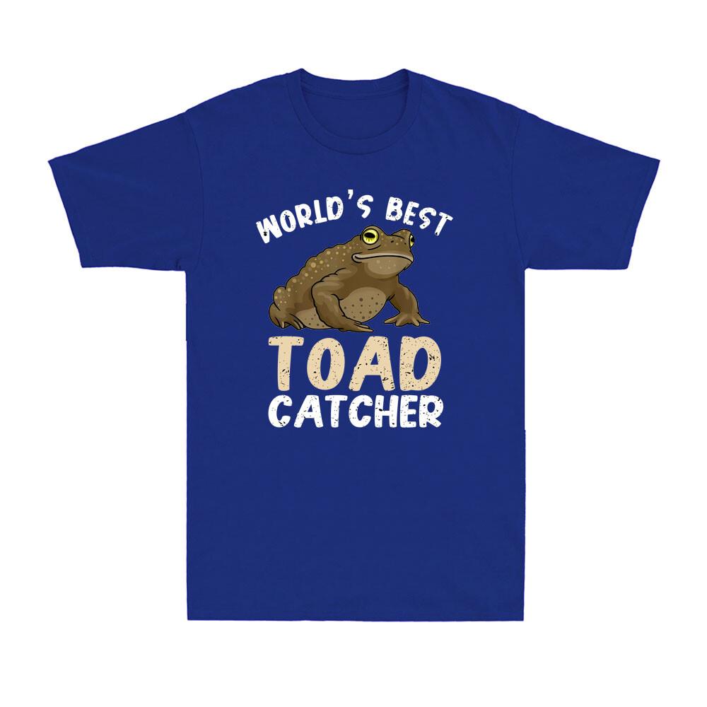 Worlds Best Toad Catcher Funny Toad Frog Amphibian Lovers Gift Unisexs TShirt