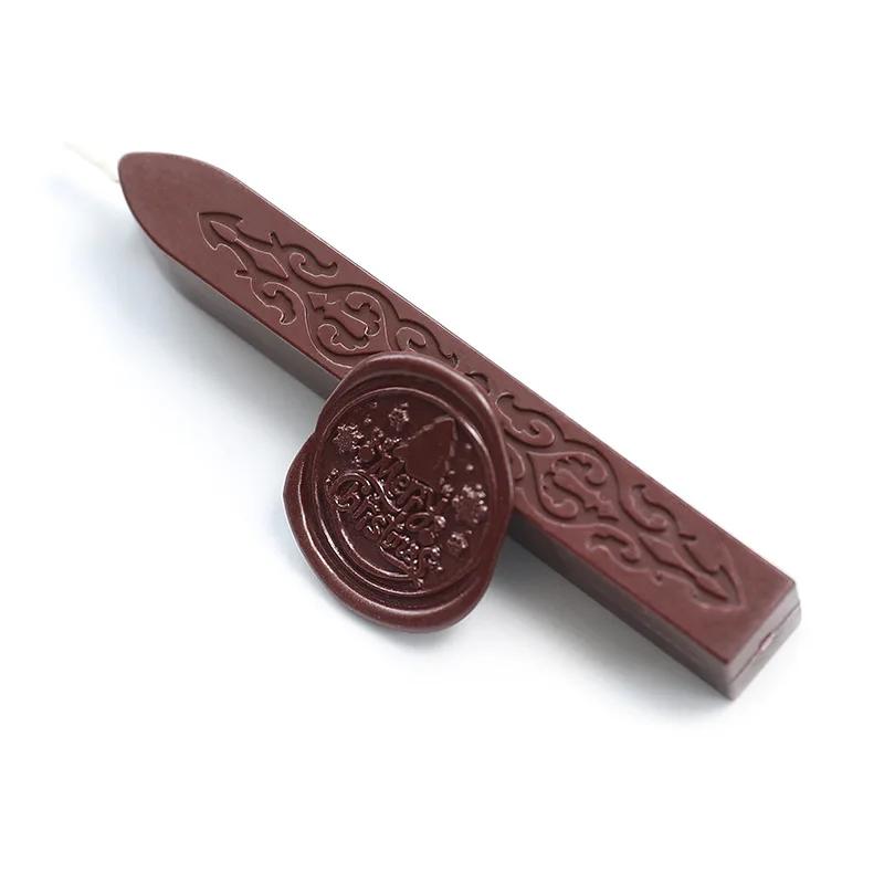 1 Pcs Sealing Wax Stick Retro Seal Stamps For Letter Wedding Invitations 90*10*10mm Vintage Cord Wick Vintage Sealing Wax Sticks