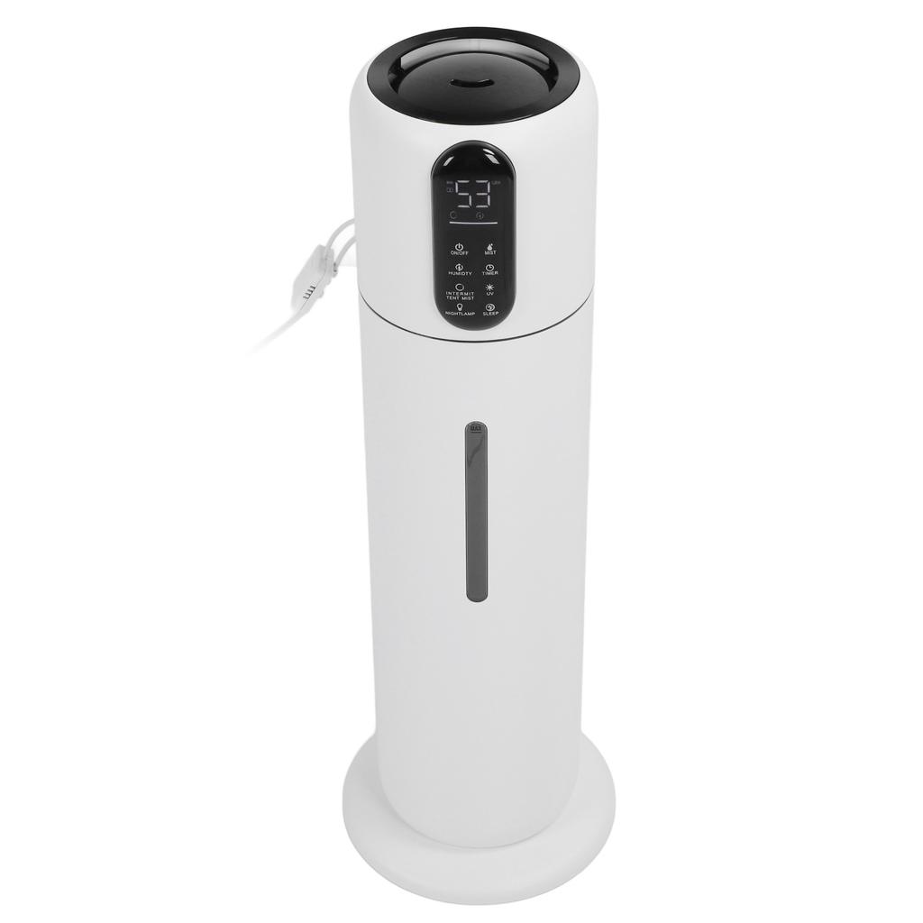 9L Large Capacity Humidifier 3 Speed Cool Mist Remote Control Low Noise 95min Timer Floor