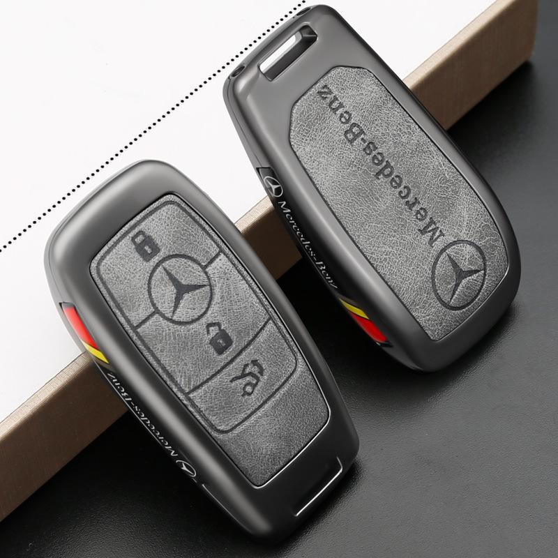 Mercedes Schlüsselabdeckung für E300L C260L A200L C200L GLC GLA GLE350 GLB220 - Stilvolles Autozubehör für Männer und Frauen.