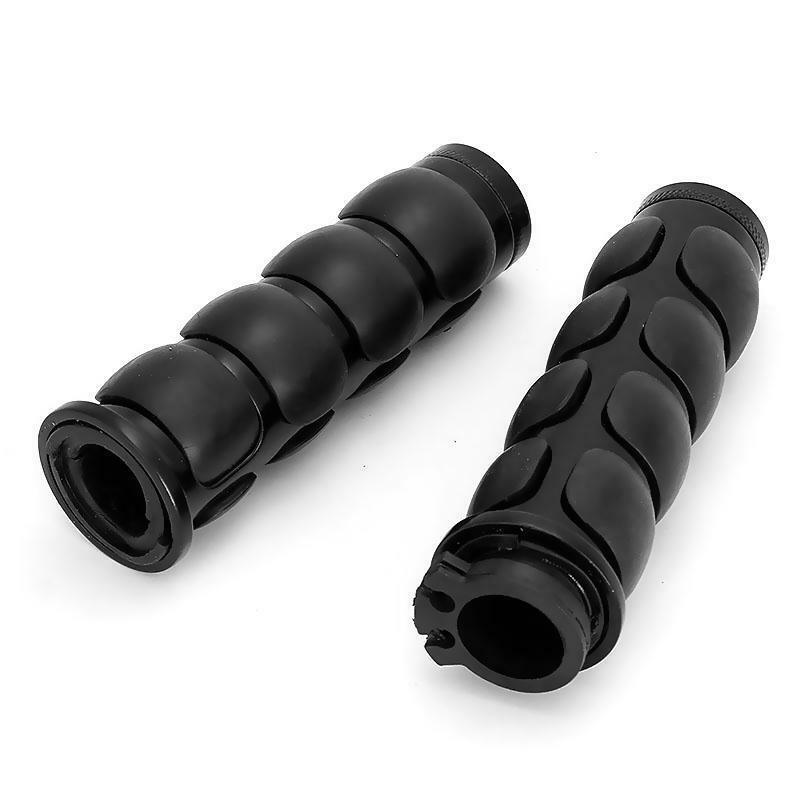 New 1" Motorcycle Handlebar Handle Bar Hand Grips For  Road King Classic FLHRC Custom Chrome Chopper Bobber Cafe