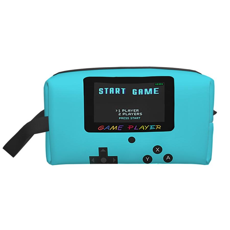 Simple Games Console Toiletries Storage Bag Makeup Bag Portable Cosmetic Bag Makeup Accessory Large Cosmetic Pouch Travel Bag