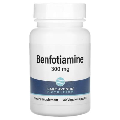 Benfotiamin s L-Leucinem, 300 mg, 30 zeleninových kapslí
