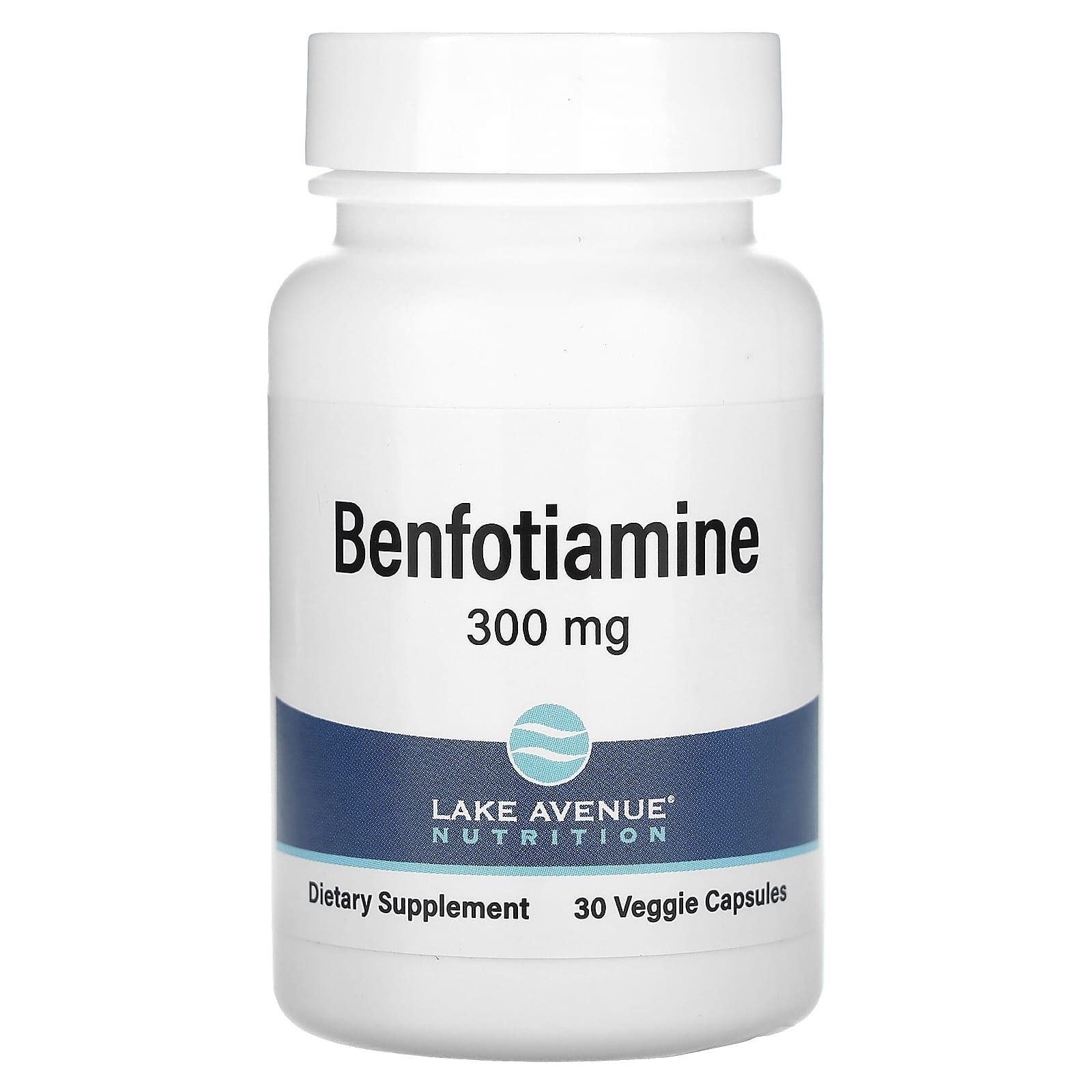 

Benfotiamine with L-Leucine, 300Mg, 30 Veggie Capsules