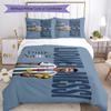 Football Messi Personalized Text Custom Bedding Suitable for Living Rooms Breathable Duvet Cover Bedroom Decor Christmas, WeddingPerfect