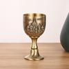 Antique 25ml Small Shot Glass With Carve Castles Pattern Designs Goblet Chalice Cup For Family Parties And Gift Givings