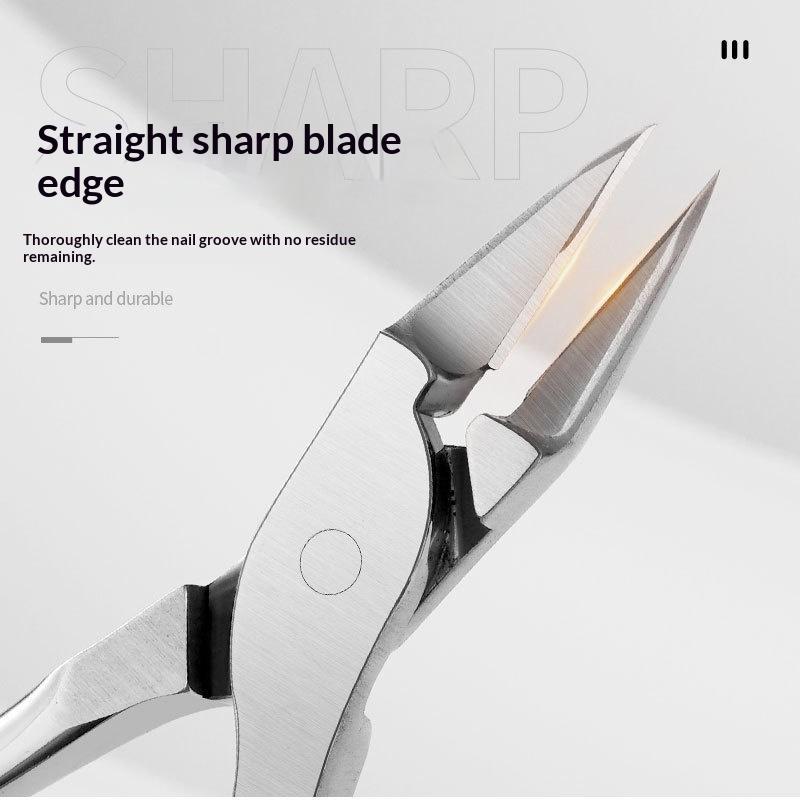 1Pcs Straight Blade Toenail Nail Clippers Trimming Thick Ingrown Toenails Rhinestone Remover Gem Clipper Manicure Nail Tools