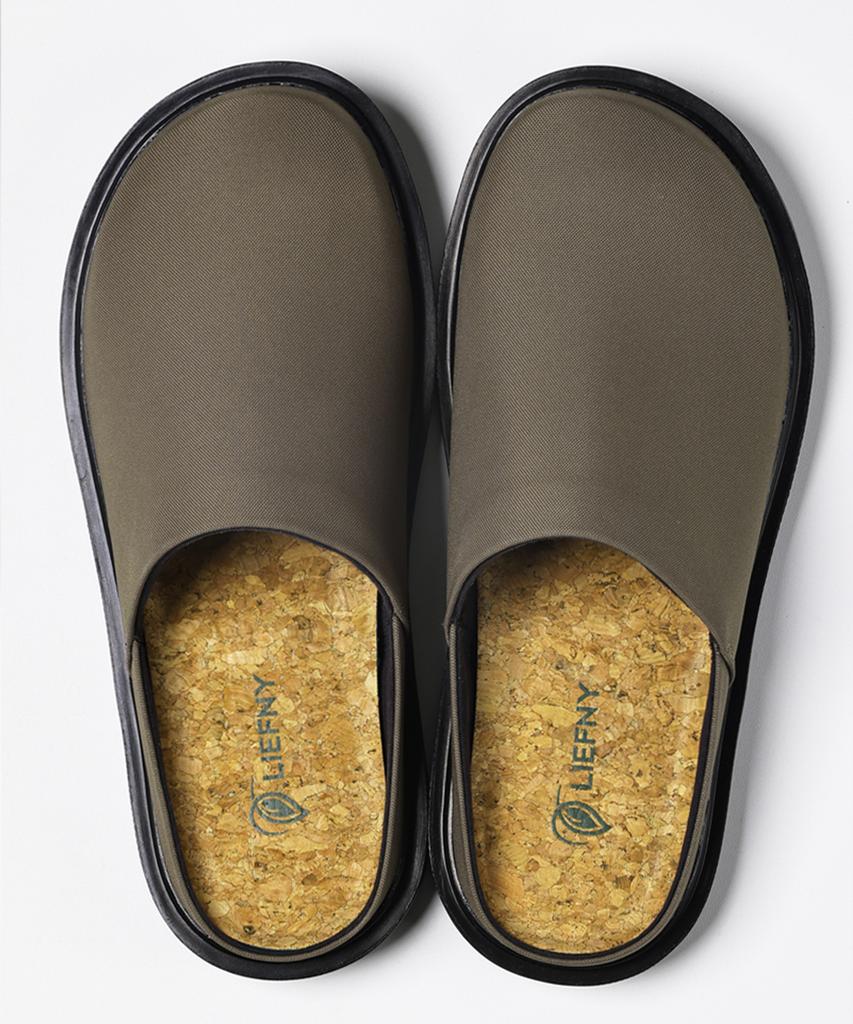 Liefny Fla Mule Low Clogs Khaki Brown (Mupll05)