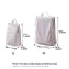 2pcs S+M Size Mesh Laundry Storage Bags - Large Capacity, Hanging & Breathable, Zippered, Ideal for Underwear, Socks & Clothes, Durable Polyester
