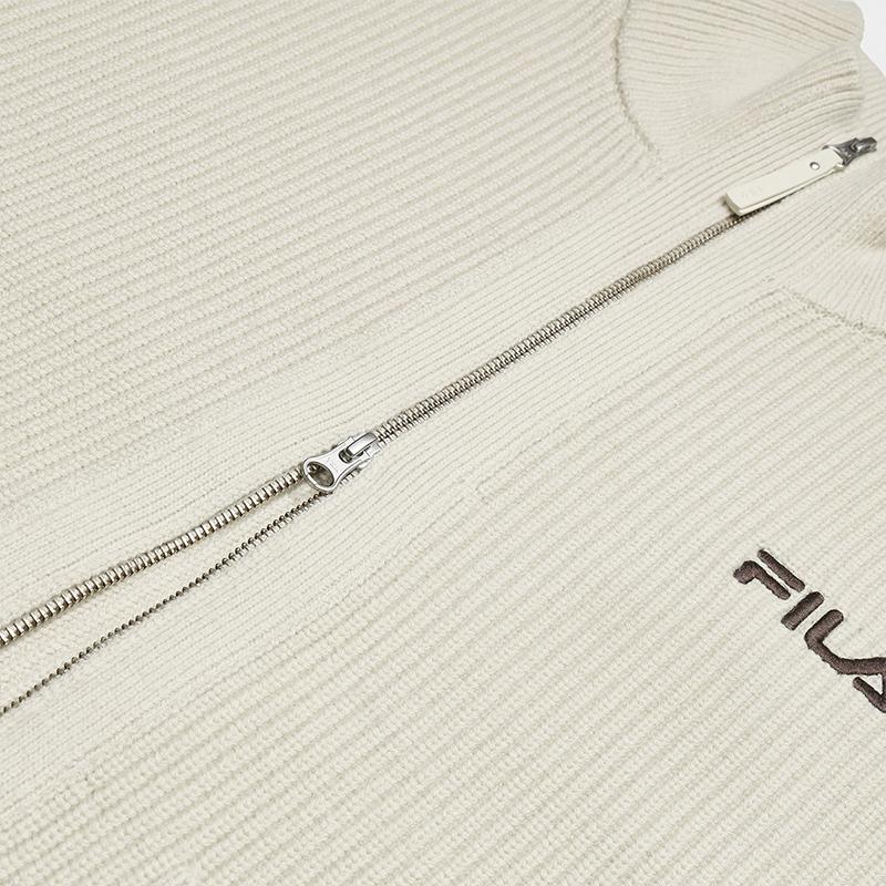 FILA Original Casual Fashion Sports Versatile Soft Comfortable Loose Knit Sweater Unisex sweater F51U549405FBG