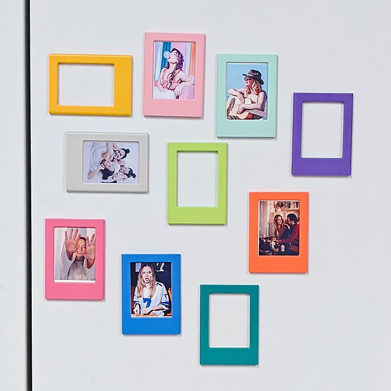

10PC Magnetic Photo Frame 3 Inch Refrigerator Magnetic Photo Frame 8.8x6.5cm