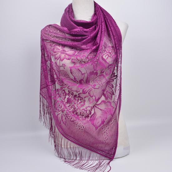 Women Chiffon Prayer Shawl Solid Color Versatile Turban Beach Towel