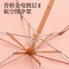 New 50% off pocket umbrella color glue fabric titanium gold skeleton sun protection parasol small fresh mini umbrella