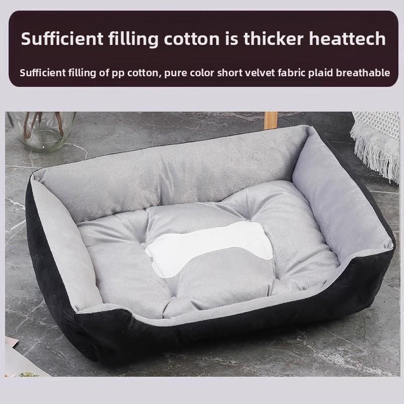 Internet celebrity kennel all seasons dog kennel pet cat kennel teddy small medium and large dog autumn warm dog bed house