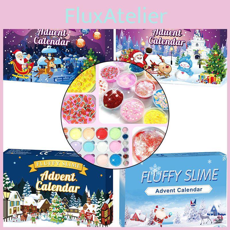 Fluffy Slime Advent Calendar For 24 Days Of Christmas Joy And Surprises**