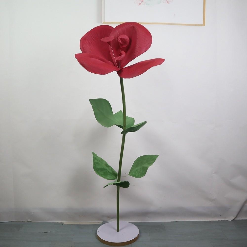 New 50cm Artificial Osmanthus PE Foam Large Simulated Flower Multicolor Waterproof Fake Flowers Window Show Arrangement