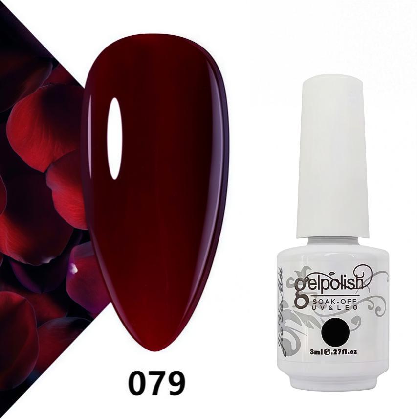 Amber Gel Polish Set: Gel Polish Manicure Kit with Whitening, Base Coat, and Sealer.