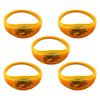 5pcs Voice Controlled LED Luminous Bracelets Flashing Silicone Bangle Light Up Wristbands for Christmas New Year Decor