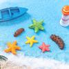 10Pcs Cartoon Small Starfish Sea Cucumber Ornaments Resin Fish Tank Landscaping Ornaments Diy Home Decoration Accessories Gifts