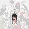 Portachiavi acrilico per zaino anime Gokurakugai 6 cm personaggio Aruma Tao Saotome Nei Takarai Tatsuomi Ban decorazione regalo carino