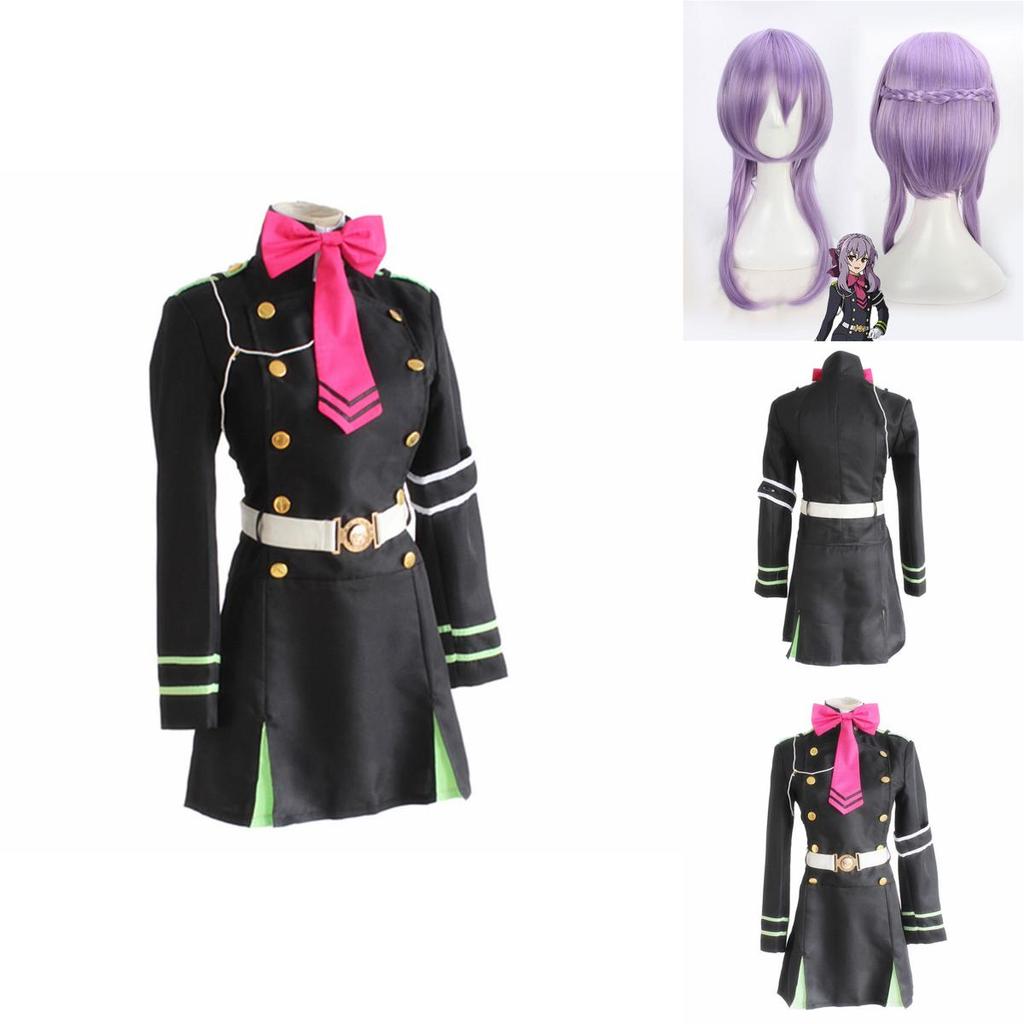 Premium Quality Seraph Of The End Shinoa Hragi Cosplay Costume Dress With Comfortable Fit