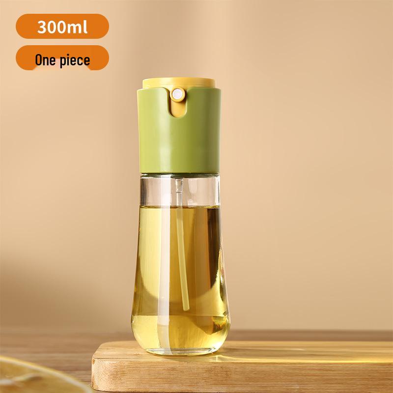 Dual-Use Oil Dispenser: Glass Bottle with Non-Drip Spray & Pour Function for Controlled Oil Dispensing