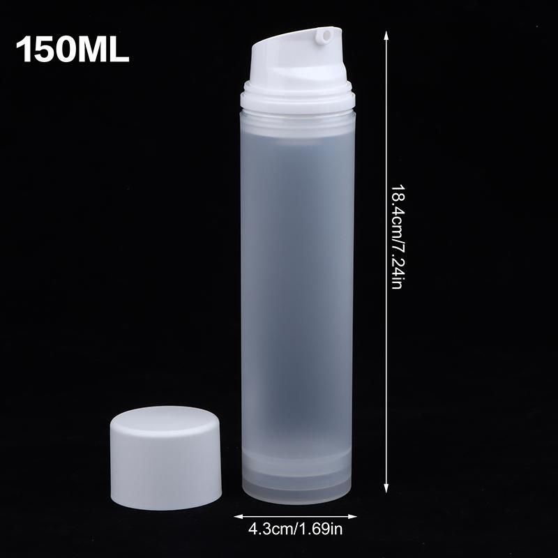 Plastic Airless Pump Bottle 15ml 30ml 50ml Vacuum Press Spray Bottle for Lotion Cream Gel Travel Bottling Container