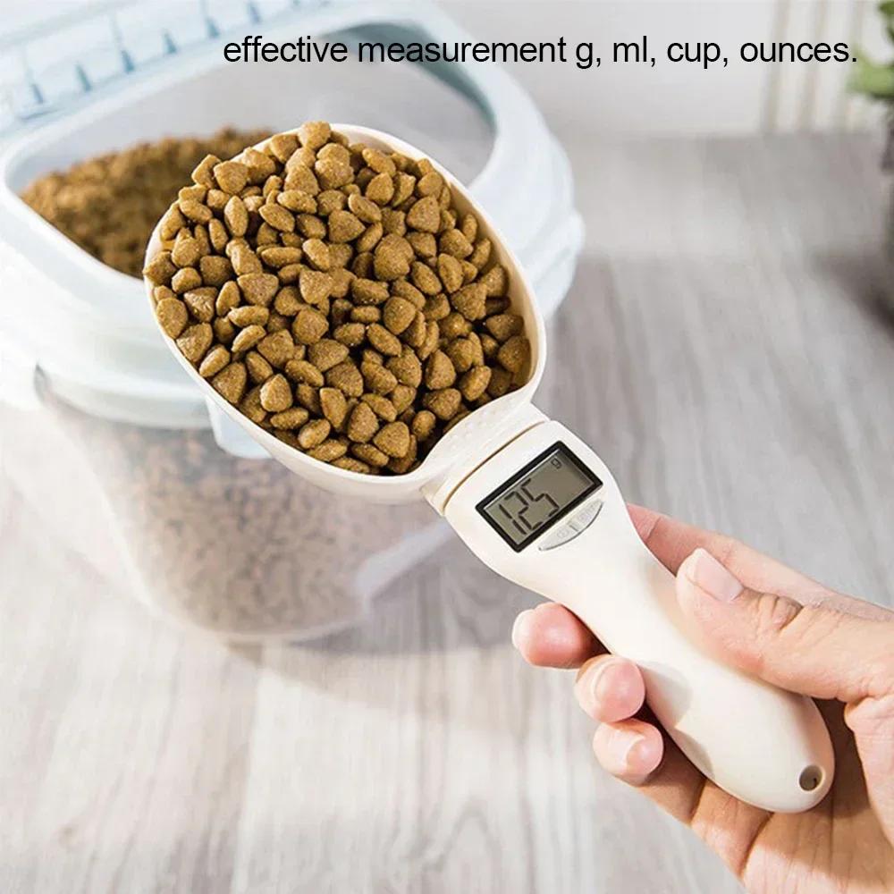 Dog Food Scale Electronic Measuring Spoon Scale High-Precision Quantitative Measuring Spoon Baking Kitchen Home Food Spoon Scale