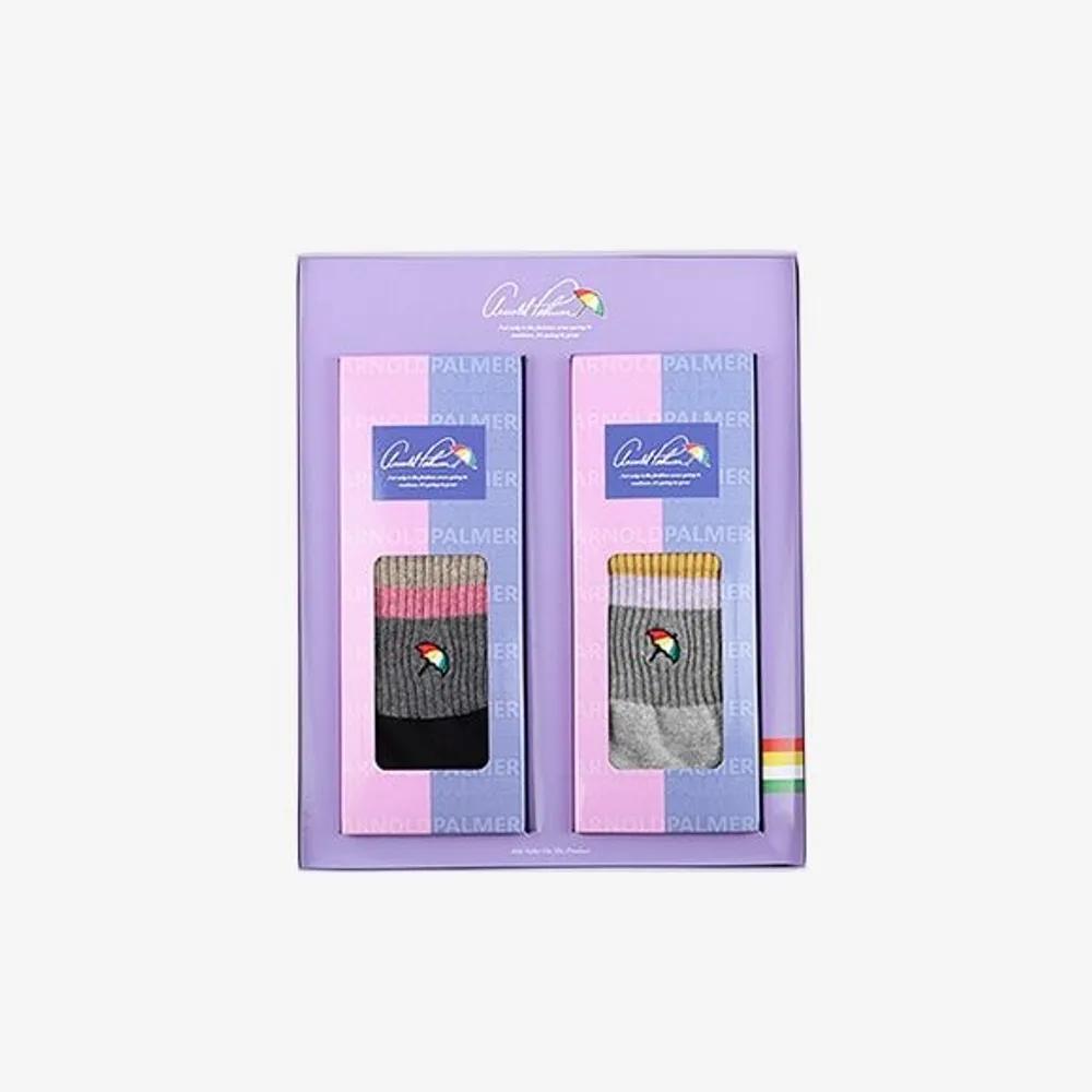 Women s Arnold Palmer LSP021 Casual 2-Pair Sock Gift Set