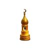 Plastic Ramadan Candle Lamp Retro LED Lights Eid Mubarak Desk Lamp Simulation Candle Warm Light Electronic Candle Ornament
