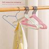 10PCS New Solid Color Pet Hanger Metal DIY Pet Clothes Hanger Non-slip Display Rack Mini Pet Store