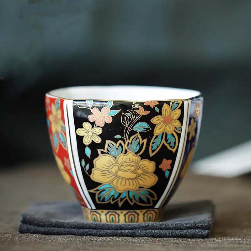 Enamel Ceramic Gaiwan Tea Set