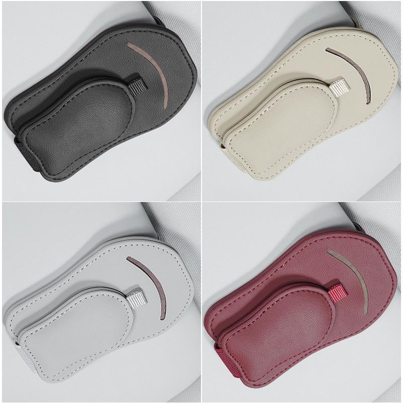 Car Sun Visor Multifunctional Magnetic Clip for Sunglasses, Documents, and Bills.