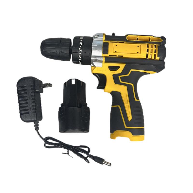 21V Multifunctional Lithium Battery Impact Drill & Electric Screwdriver Set