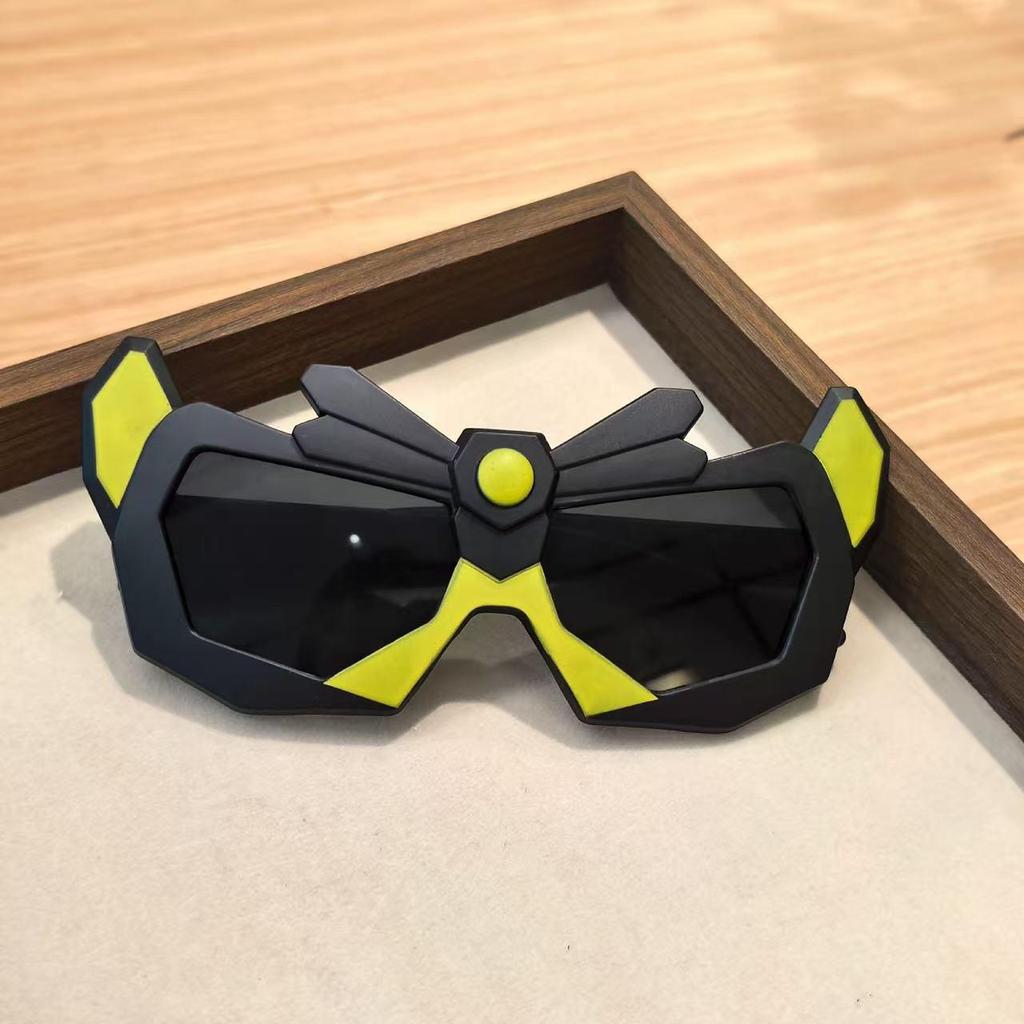 Personalized Robot-Shaped Boys' Silicone Sunglasses with Polarized UV Protection