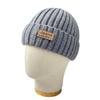 Wool Hat Women's Winter Korean Fashion Versatile Labeling Letter Knitted Hat Winter Thermal Ear Protector Cover Hat Men