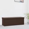 Day and Night - Day and Night Bench with Folding Storage Brown PVC