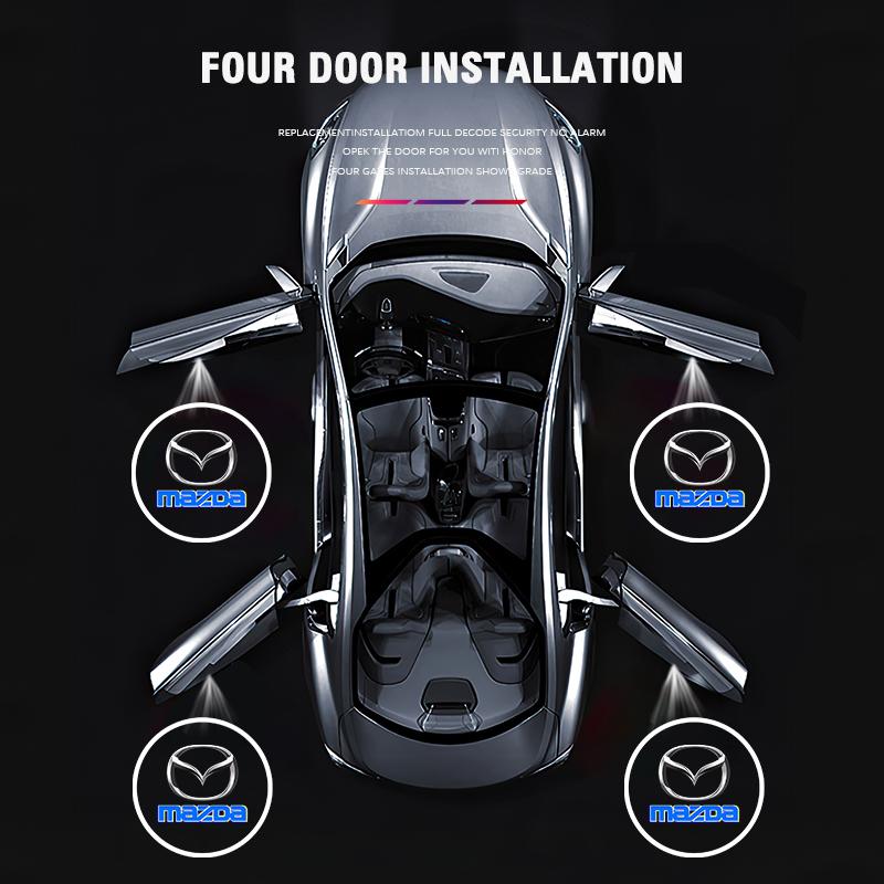 Car Door Welcome Light Car Open Door Projection Lamp For Mazda 3 6 2 5 CX5 CX3 Atenza MX5 CX7 Axela CX30 CX90 CX60 CX50 MX30 CX9 b54