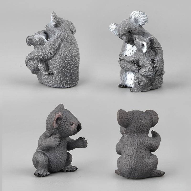 Wildlife Model Simulation Animal Toy Koala Family Koala, Australian Animal Model