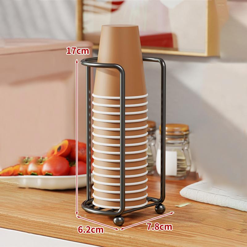 

Kitchen Paper Cup Holder Disposables Cups Pickerbar Milk Tea Coffee Shop Disposable Cup Holder Storage Rack Organizier