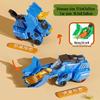 Transforming Dinosaur Inertial Toy Car: Plastic Engineering Vehicle for Kids