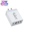 EU US Plug PD QC3.0 4 Port Charger 20W Charger Type C USB C Fast Charger Type-C Fast Charging Adapter for Apple IPhone Android