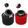 35/38/40/42/45/48/50mm Air Filter Black/Red Double Sponge Filter Cleaner Off Road Motorcycle ATV Beach Dirt Pit Bike Accessories