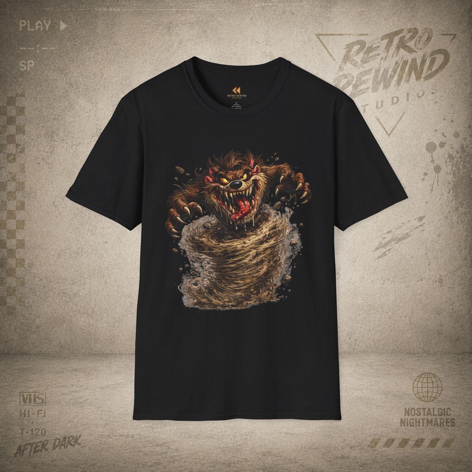 TAZ Cartoon Chaos Tee | Tasmanian Devil T-Shirt M